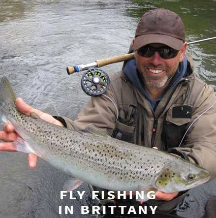 Fly fishing in Brittany